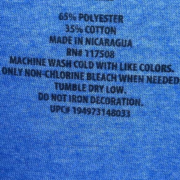 Peanuts Shirt Adult XL Blue Graphic Snoopy ILL DO IT TOMORROW Casual Mens XL - Picture 10 of 12